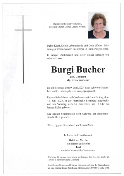 Parte Walburga Bucher