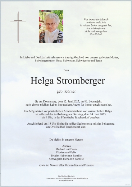 Parte Helga Stromberger
