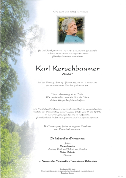 Parte Karl Kerschbaumer