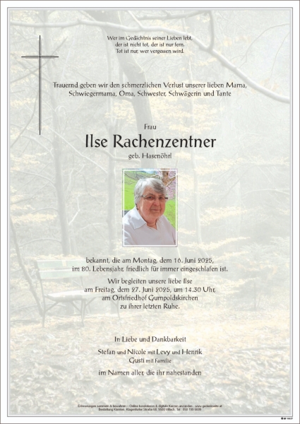 Parte Ilse Rachenzentner
