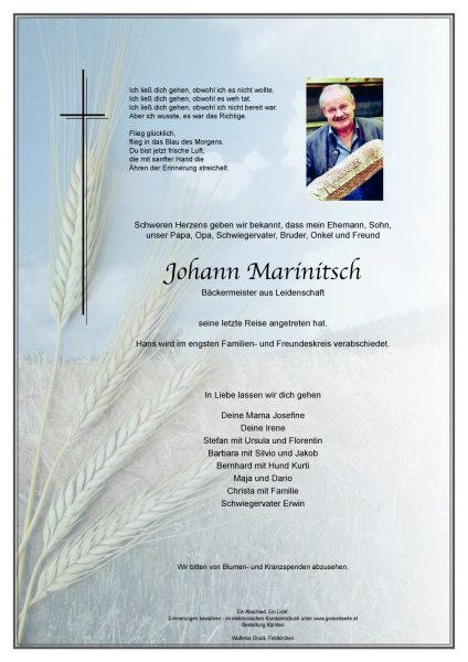 Parte Johann  Marinitsch