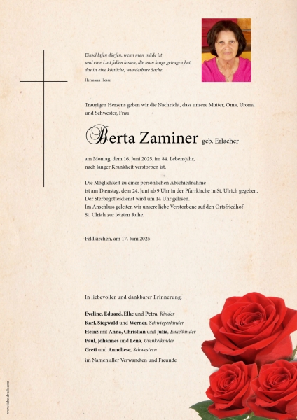Parte Berta Zaminer