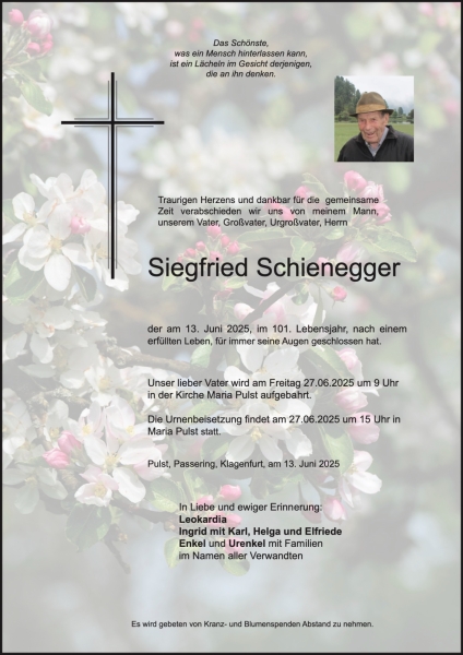Parte Siegfried Schienegger