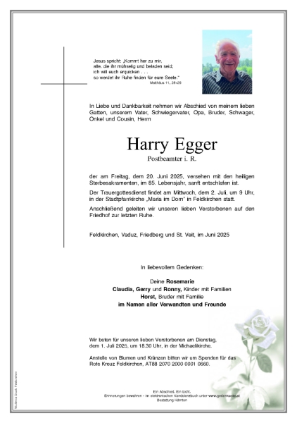 Parte von Harry Egger