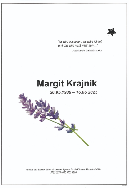 Parte von Margit Krajnik