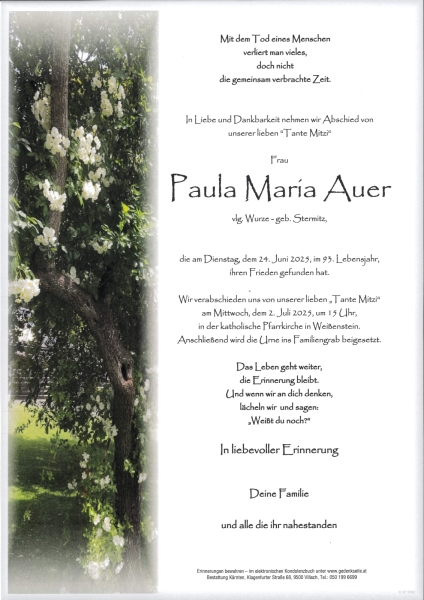 Parte Paula Maria Auer