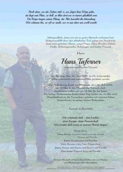 Parte von Hans Walter  Taferner
