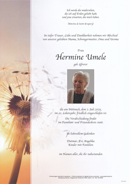 Parte Hermine  Umele