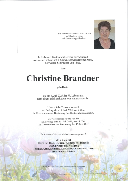 Parte Christine Brandner