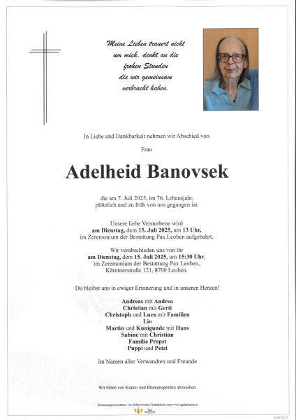 Parte Adelheid Banovsek