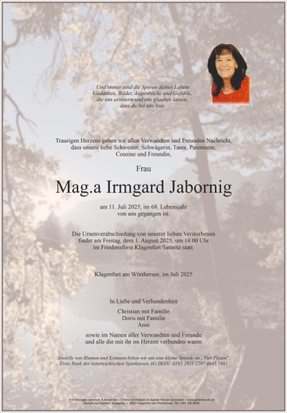 Parte Irmgard Jabornig
