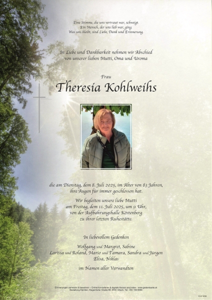 Parte Theresia Kohlweihs