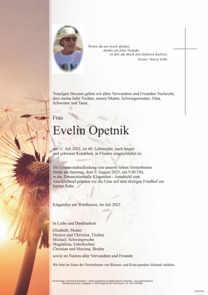 Parte Evelin Opetnik
