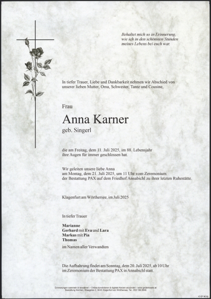 Parte Anna Karner