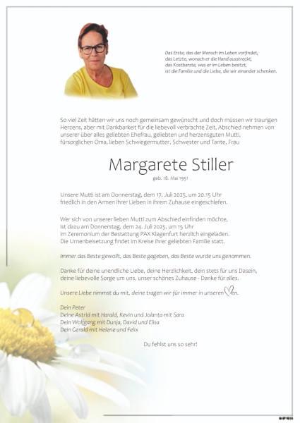 Parte Margarete Stiller