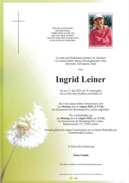 Parte Ingrid Leiner