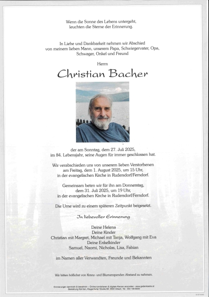 Parte Christian Bacher