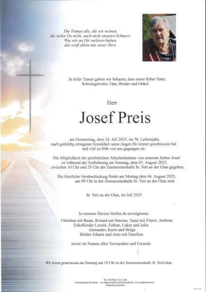 Parte Josef Preis
