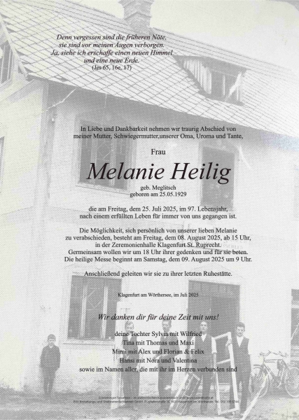 Parte Melanie  Heilig