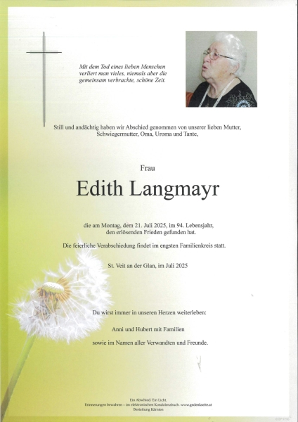 Parte von Edith Langmayr