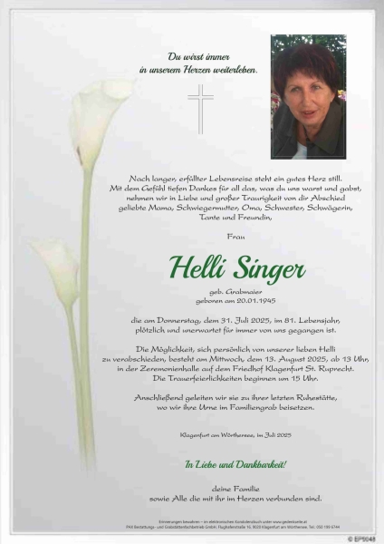 Parte Helli Singer