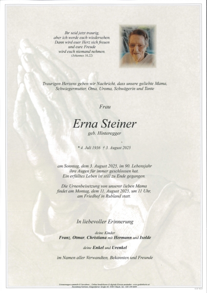Parte Erna  Steiner
