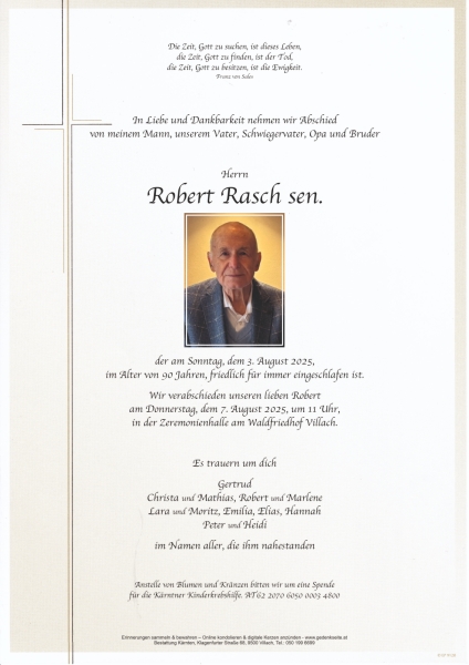 Parte Robert Rasch sen.