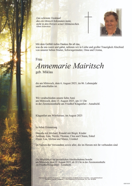 Parte Annemarie Mairitsch