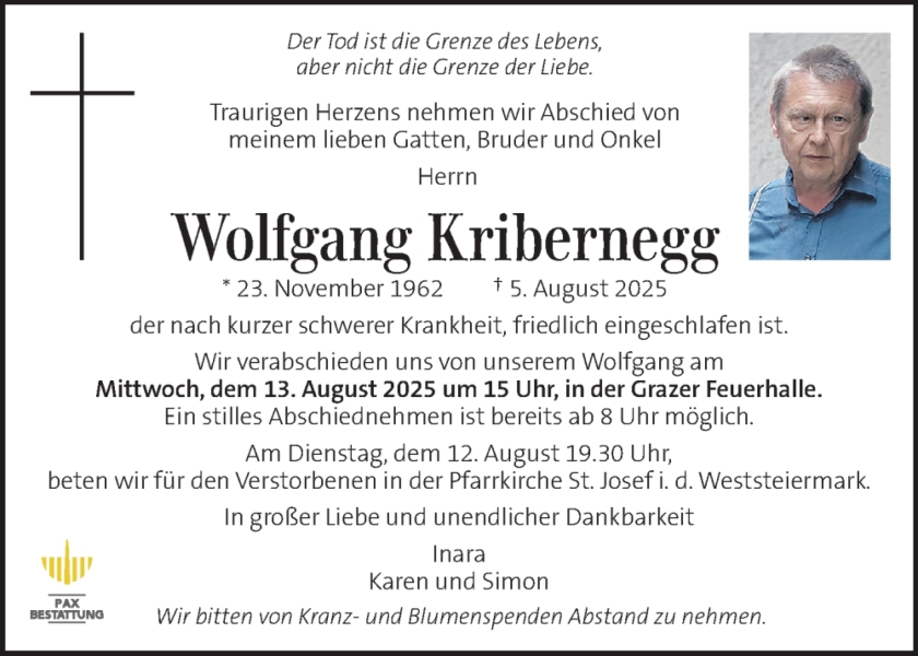 Parte von Wolfgang Kribernegg