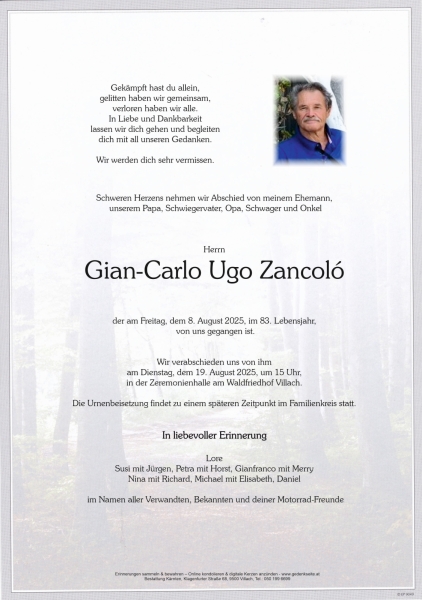 Parte Gian-Carlo Zancoló