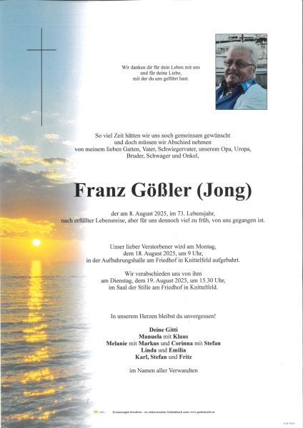 Parte von Fanz (Jong) Gößler