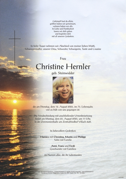 Parte Christine  Hernler