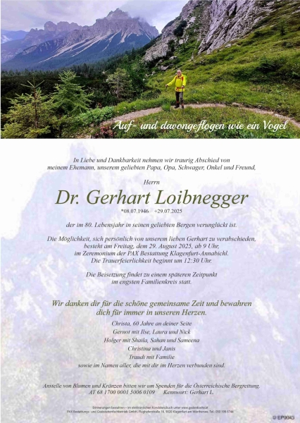 Parte von Gerhart  Loibnegger