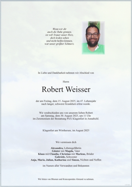 Parte von Robert  Weisser