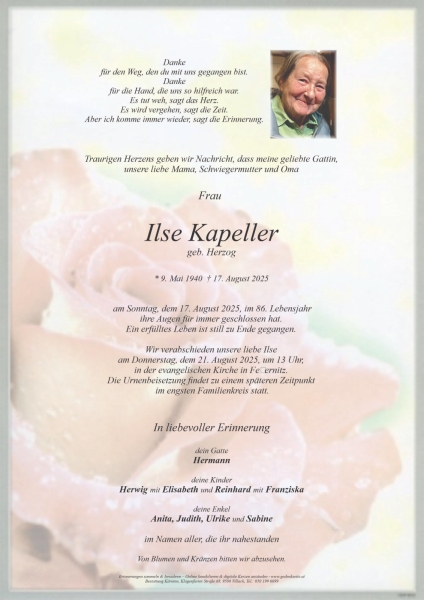 Parte Ilse  Kapeller