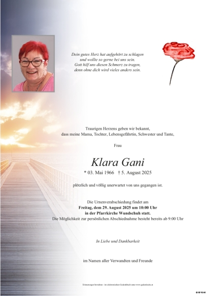 Parte von Klara Gani