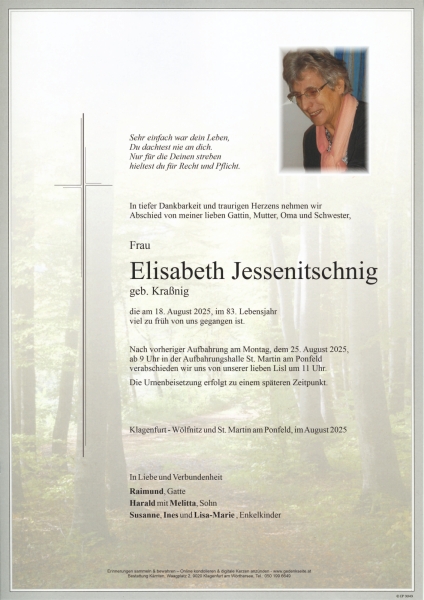Parte von Elisabeth Jessenitschnig