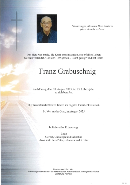 Parte Franz Grabuschnig