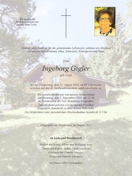 Parte von Ingeborg Gigler
