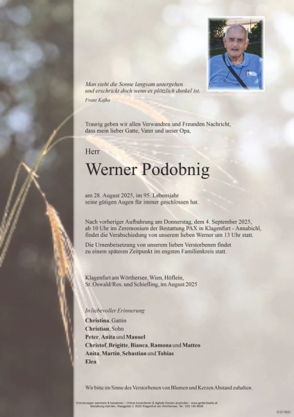 Parte Werner Podobnig