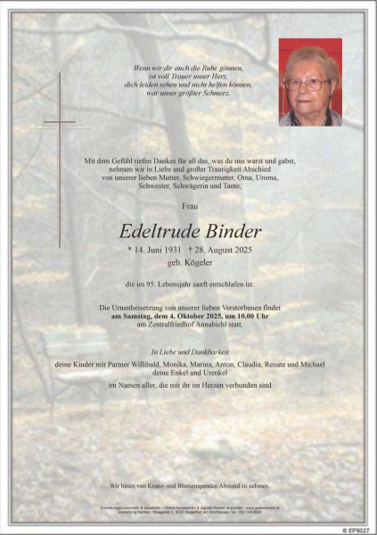 Parte Edeltrude Binder