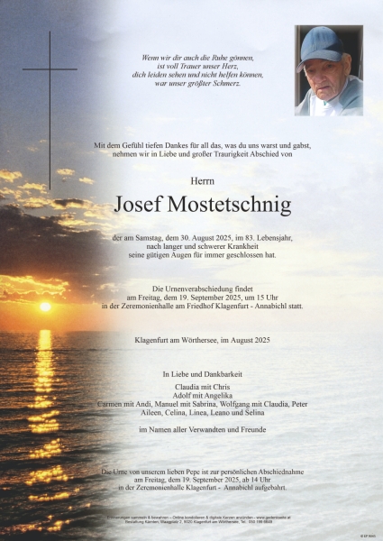 Parte Josef Mostetschnig