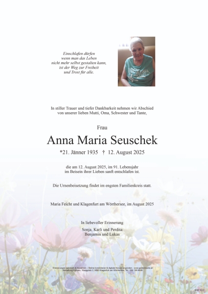 Parte von Anna Maria Seuschek