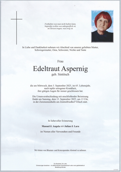 Parte Edeltraut Aspernig