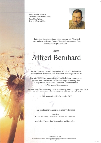 Parte Alfred Bernhard