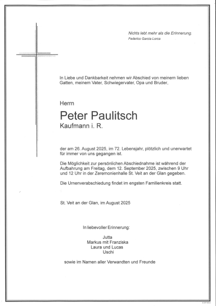 Parte von Peter Paulitsch