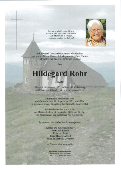 Parte von Hildegard Rohr