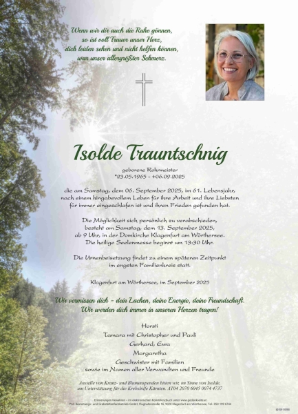 Parte von Isolde  Trauntschnig