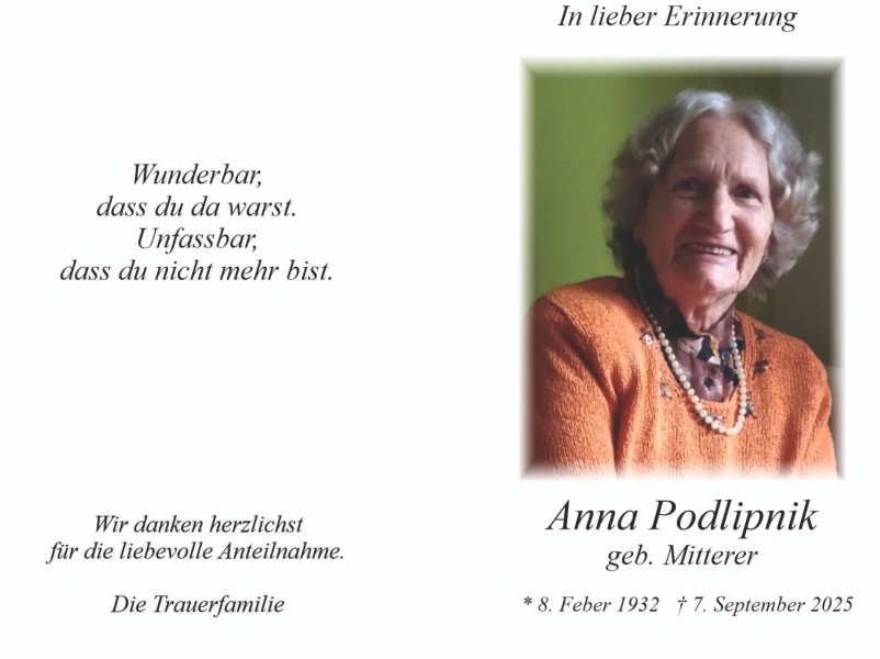Parte Anna Podlipnik