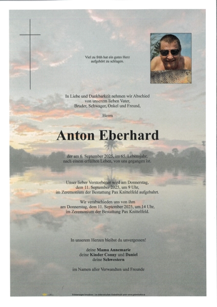 Parte von Anton  Eberhard